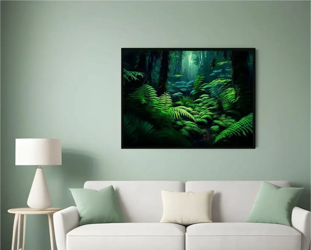 Green Forest Picture Frame (A3 size)